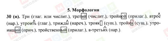 ГДЗ Російська мова 9 клас сторінка 30