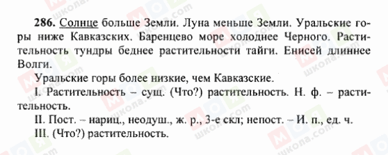 ГДЗ Русский язык 6 класс страница 286