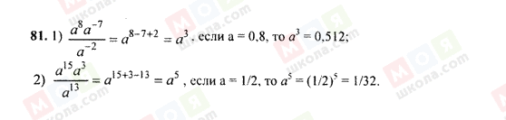 ГДЗ Алгебра 9 клас сторінка 81