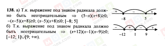 ГДЗ Алгебра 9 клас сторінка 138