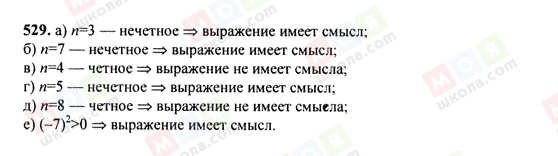 ГДЗ Алгебра 9 класс страница 529