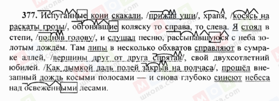 ГДЗ Російська мова 6 клас сторінка 377