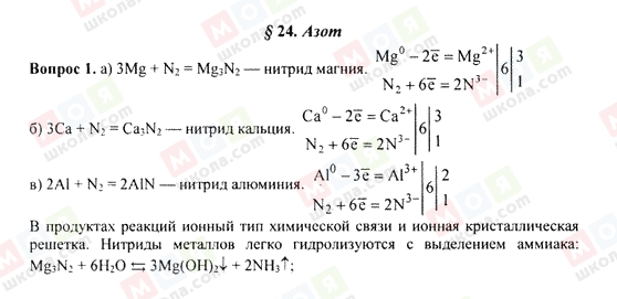 ГДЗ Хімія 9 клас сторінка 1