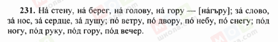 ГДЗ Російська мова 6 клас сторінка 231