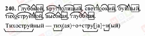 ГДЗ Русский язык 6 класс страница 240