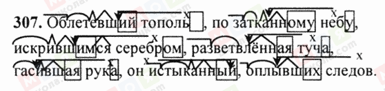 ГДЗ Російська мова 6 клас сторінка 307