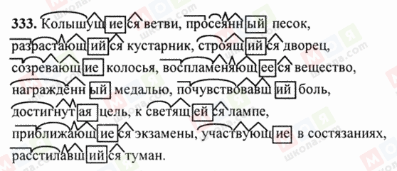 ГДЗ Російська мова 6 клас сторінка 333
