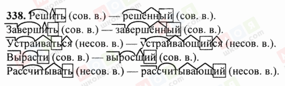 ГДЗ Русский язык 6 класс страница 338