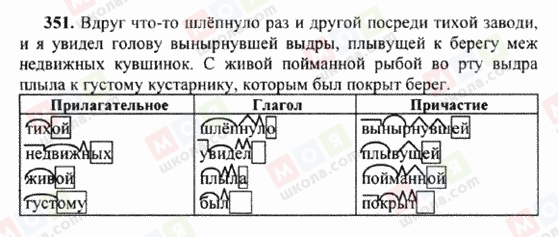 ГДЗ Російська мова 6 клас сторінка 351