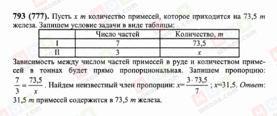 ГДЗ Математика 6 клас сторінка 793(777)