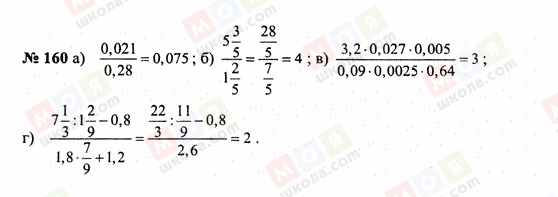 ГДЗ Математика 6 класс страница 160