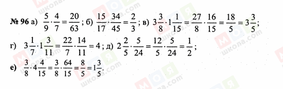 ГДЗ Математика 6 класс страница 96