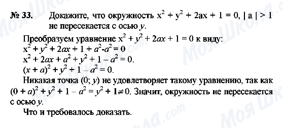 ГДЗ Геометрія 8 клас сторінка 33