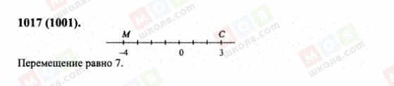 ГДЗ Математика 6 класс страница 1017(1001)