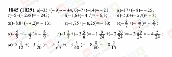 ГДЗ Математика 6 класс страница 1045(1029)