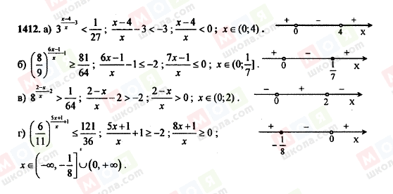 ГДЗ Алгебра 11 класс страница 1412