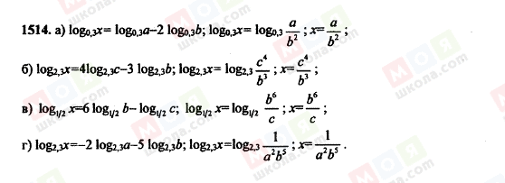 ГДЗ Алгебра 11 класс страница 1514