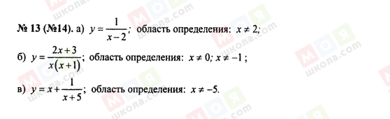 ГДЗ Алгебра 8 клас сторінка 13