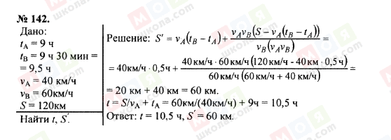 ГДЗ Фізика 7 клас сторінка 142