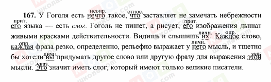 ГДЗ Русский язык 10 класс страница 167