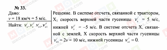 ГДЗ Физика 10 класс страница 33