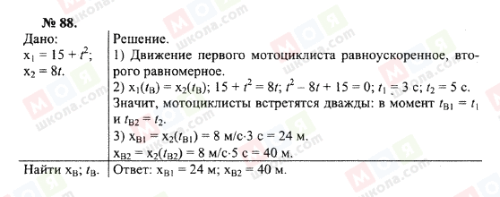 ГДЗ Физика 10 класс страница 88