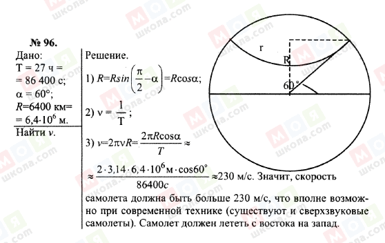 ГДЗ Физика 10 класс страница 96
