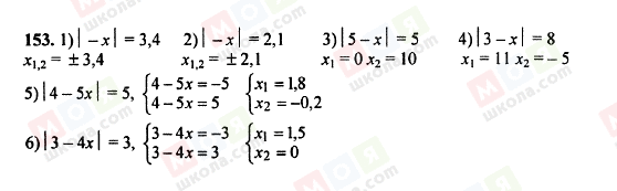 ГДЗ Алгебра 8 класс страница 153