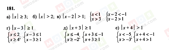 ГДЗ Алгебра 8 класс страница 181