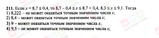 ГДЗ Алгебра 8 клас сторінка 211