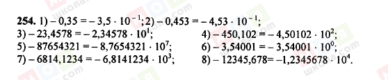 ГДЗ Алгебра 8 клас сторінка 254