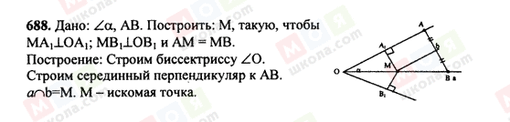 ГДЗ Геометрія 7 клас сторінка 688