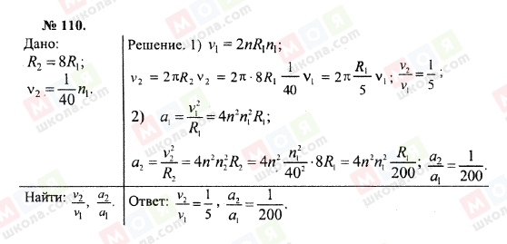 ГДЗ Физика 10 класс страница 110