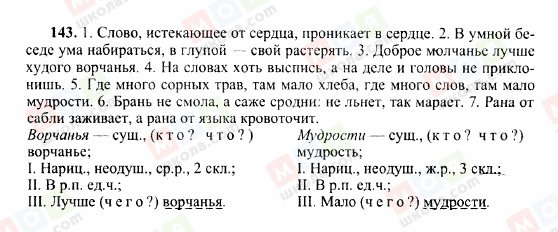 ГДЗ Російська мова 10 клас сторінка 143
