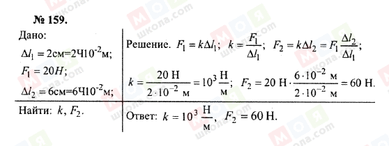 ГДЗ Фізика 10 клас сторінка 159