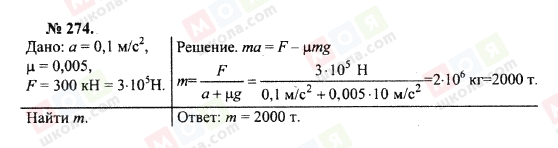 ГДЗ Физика 10 класс страница 274