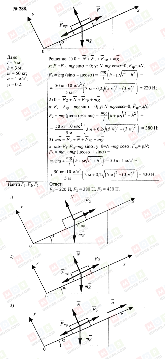 ГДЗ Физика 10 класс страница 288