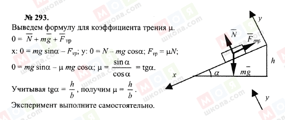 ГДЗ Фізика 10 клас сторінка 293