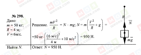 ГДЗ Физика 10 класс страница 298
