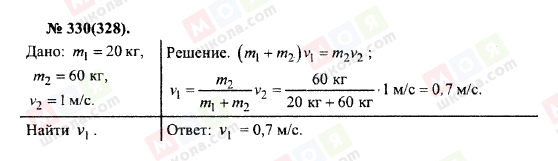 ГДЗ Фізика 10 клас сторінка 330(328)