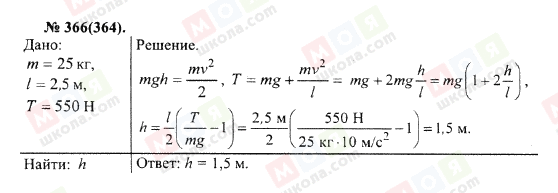 ГДЗ Физика 10 класс страница 366(364)
