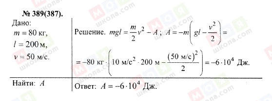 ГДЗ Физика 10 класс страница 389(387)