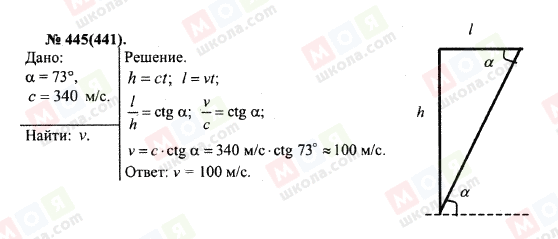 ГДЗ Физика 10 класс страница 445(441)
