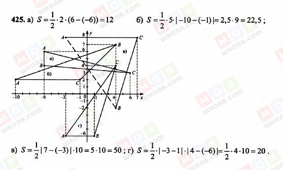 ГДЗ Математика 6 класс страница 425