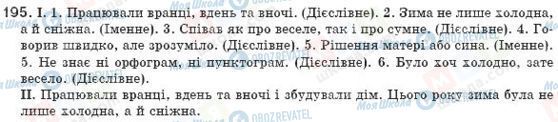 ГДЗ Українська мова 8 клас сторінка 195