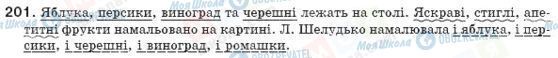 ГДЗ Українська мова 8 клас сторінка 201