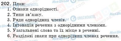 ГДЗ Українська мова 8 клас сторінка 202