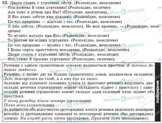 ГДЗ Укр мова 8 класс страница 32