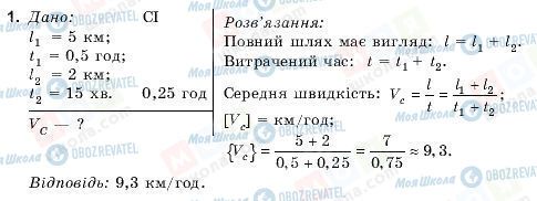 ГДЗ Физика 9 класс страница 1