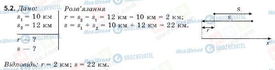 ГДЗ Физика 9 класс страница 5.2